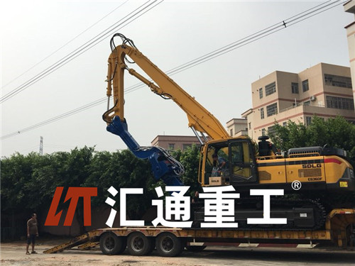挖掘機打樁臂改裝助推新基建